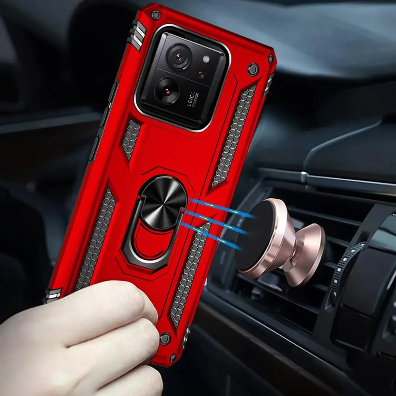 Xiaomi 13T / 13T Pro - Outdoor Hardcase mit Ringhalter