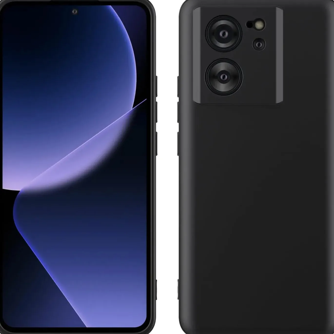 Xiaomi 13T / 13T Pro - Slim Silikon Backcover Schwarz