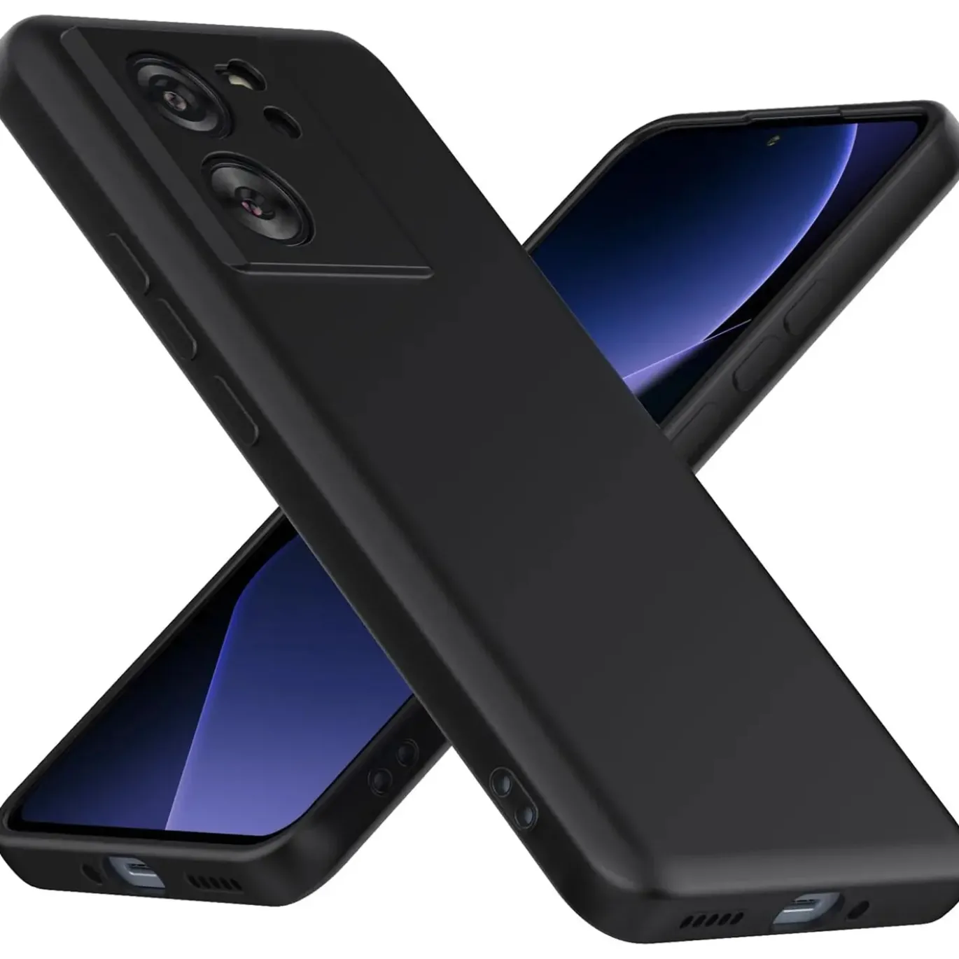 Xiaomi 13T / 13T Pro - Slim Silikon Backcover Schwarz
