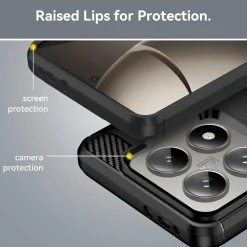 Xiaomi 14T Pro - Carbon Case Hülle, stoßfest