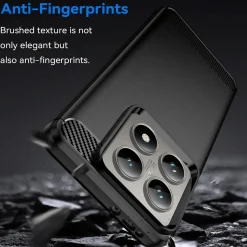 Xiaomi 14T Pro - Carbon Case Hülle, stoßfest