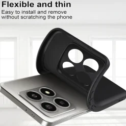 Xiaomi 14T Pro - Slim Silikon Backcover Schwarz